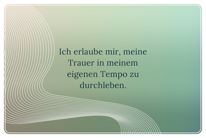 💌 Trauer-Affirmationskarten – Sanfte Worte für schwere Zeiten
