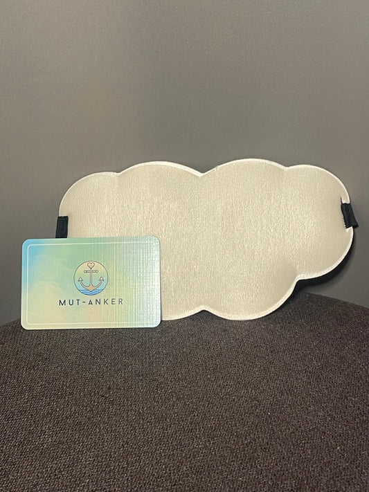 😴 3D-Schlafmaske in Wolkenform – Sanft, leicht & bequem