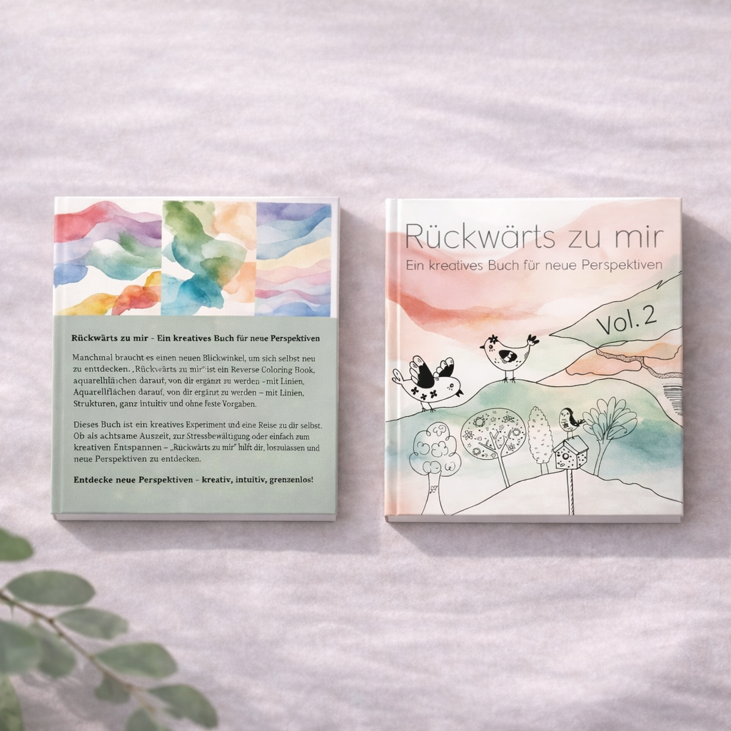 🎨 Rückwärts zu mir – Kreatives Reverse Coloring Book für neue Perspektiven Vol.2