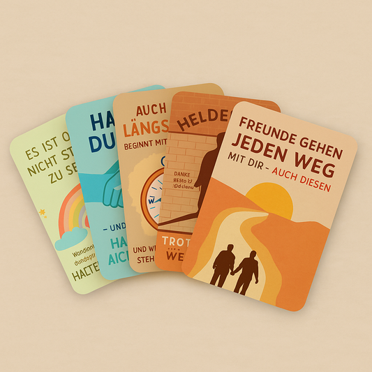 💌 Mutmach-Karten-Set – Worte, die begleiten     Set 1
