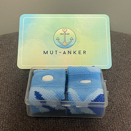 💙 Akupressur-Armband – Sanfte Druckstimulation für unterwegs